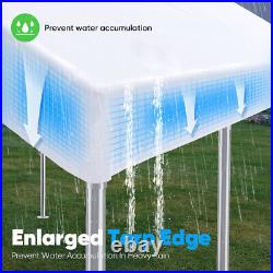 Quictent 10x20ft Carport Heavy Duty Car Canopy White