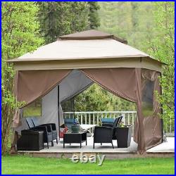 Quictent 11x11FT EZ Pop up Canopy Tent Outdoor Patio Gazebo Sun Shade Shelter US