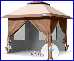 Quictent 13'x13' Pop up Gazebo Canopy Tent with Sidewalls Waterproof Party Tent