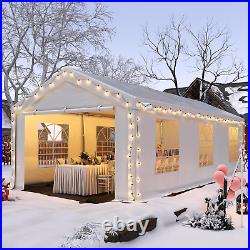 Quictent 13X20Ft Party Tent Heavy Duty Outdoor Canopy Tent Carport Wedding Event