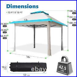 Quictent 13x13 Pop up Canopy Tent Outdoor Wedding Party Shelter Shade Waterprof