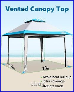 Quictent 13x13 Pop up Canopy Tent Outdoor Wedding Party Shelter Shade Waterprof