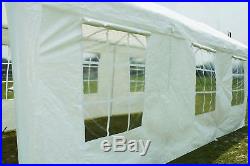 Quictent 20'x10' Heavy Duty Garage Carport Car Shelter Canopy Party Tent White