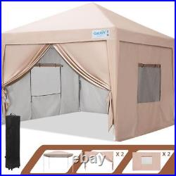 Quictent 8'x8' EZ Pop Up Canopy Tent Insant Party Tent Outdoor Folding Gazebo US
