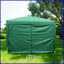 Quictent 8'x8' EZ Pop Up Party Wedding Tent Canopy Gazebo Green 100% Waterproof