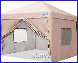 Quictent 8'x8' Wedding Pop Up Canopy Tent Outdoor Folding Gazebo Party Shelter