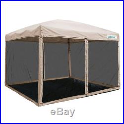 Quictent 8x8 Pop Up Canopy with Netting Screen House Mesh Side Walls Groundsheet