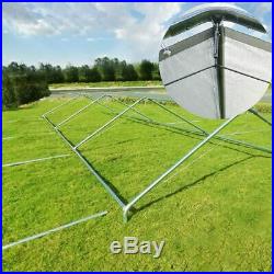 Quictent Awnings Canopies White Carport Car Tent 10x20 FT Canopy Boat Shelter