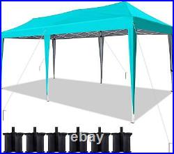 Quictent Heavy Duty EZ Pop Up Canopy 10'x20' Wedding Party Tent Folding Gazebo