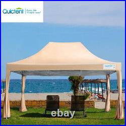 Quictent Outdoor 10x15FT Pop Up Canopy Tent Wedding Party Folding Gazebo Shelter
