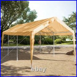 Quictent Outdoor Carport 10x20ft Heavy Duty Car Shelter Canopy Garage With Windows