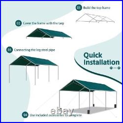 Quictent Outdoor Heavy Duty 10'x20' Carport Car Shelter Boat Cover Canopy Garage