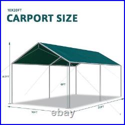 Quictent Outdoor Heavy Duty 10'x20' Carport Car Shelter Boat Cover Canopy Garage