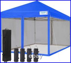 Quictent Outdoor Waterproof EZ Pop UP Canopy Party Tent Folding Gazebo 10x10ft