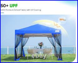 Quictent Outdoor Waterproof EZ Pop UP Canopy Party Tent Folding Gazebo 10x10ft