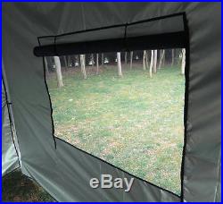 Quictent Privacy 10'X10'Screen Curtain EZ Pop Up Party Tent Canopy Gazebo Black