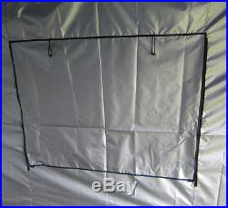 Quictent Privacy 10X10'Screen Curtain EZ Pop Up Party Tent Canopy Gazebo Beige