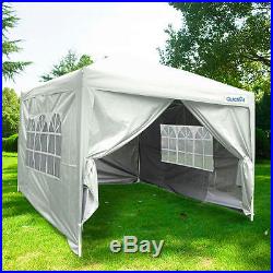 Quictent Silvox 10x10'EZ Pop Up Canopy Gazebo Party Tent Silver 100% Waterproof