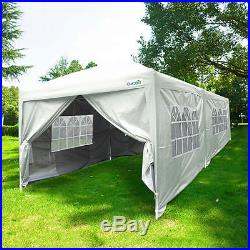 Quictent Silvox Waterproof 10x20'EZ Pop Up Canopy Gazebo Party Tent Silver