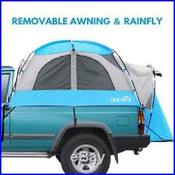 Quictent Waterproof Truck Tents with Awning and Rainfly for Mid Size Bed