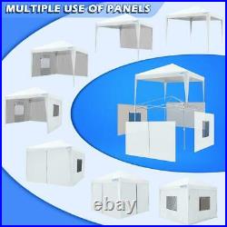 Quictent White 8'x8' Outdoor Pop Up Canopy Party Folding Patio Gazebo Tent Shade