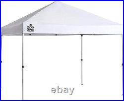 Quik Shade Commercial 10 x 10 ft Straight Leg Canopy White New with CosmeticDefect