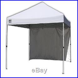 Quik Shade Commercial C100 10'x10' Instant Canopy with Wall Panel White
