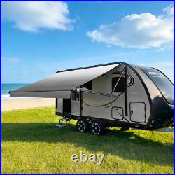 RV Awning Fabric Replacement(11'2 Fabric) Heavy Duty 18.5Oz Vinyl Camper Awning