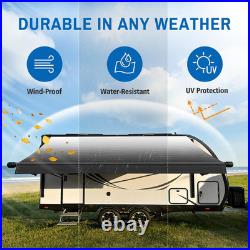 RV Awning Fabric Replacement(14'2 Fabric) Heavy Duty 18.5Oz Vinyl Camper Awning
