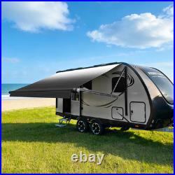 RV Awning Fabric Replacement(14'2 Fabric) Heavy Duty 18.5Oz Vinyl Camper Awning