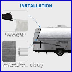 RV Awning Fabric Replacement(16'2 Fabric) Heavy Duty 19.5 Oz Vinyl Fabric -Camp