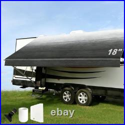 RV Awning Fabric Replacement Camper Awning Replacement for RV 18'Fabric 17'2
