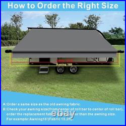 RV Awning Fabric Replacement12'2 Fabric Heavy Duty 16 oz Vinyl Fabric Awning