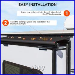 RV Slide Out Awning Fabric Replacement 18.5Oz Heavy Duty Universal and Weather