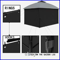Replacement 10'x10' Gazebo Curtains Waterproof, Universal Privacy Shade Curta