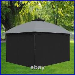 Replacement 10'x10' Gazebo Curtains Waterproof, Universal Privacy Shade Curta