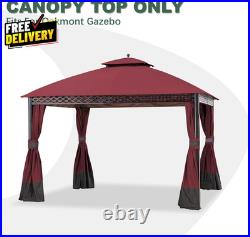 Replacement Canopy Cover for 10x12 Oakmont Pinehurst Gazebo Burgundy