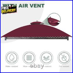 Replacement Canopy Cover for 10x12 Oakmont Pinehurst Gazebo Burgundy Replacement Canopy Cover for 10x12 Oakmont Pinehurst Gazebo Burgundy