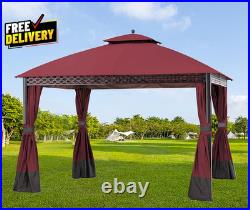 Replacement Canopy Cover for 10x12 Oakmont Pinehurst Gazebo Burgundy