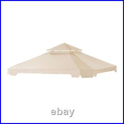 Replacement Canopy Top Cover Set 10 ft. X 10 ft. Cottleville Gazebo Fabric Beige