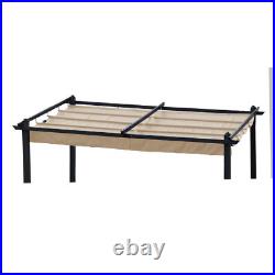 Replacement Canopy Top Fabric for 10x10 Ft Outdoor Patio Retractable Pergola Sun