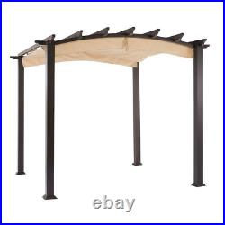 Replacement Canopy Top for Arched Pergola Gazebo Cover UV Protected Fabric Beige