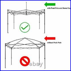 Replacement Canopy Top for Pop Up Canopy Tent (10x10) 10X10 White