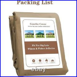 Replacement Canopy Wilson Fisher Jefferies Gazebo A101013211 Waterproof Fabric