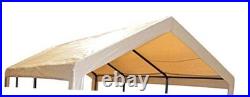 Replacement Top for 10X20 Carport Canopy, Tan Top Only