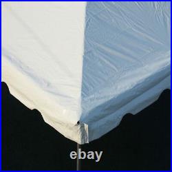Replacement West Coast Canopy Vinyl Top 20x20 White Block out Waterproof Cover