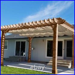 Retractable Canopy Cover Awning Shade Wire for Roofing Yard Patio Waterproof