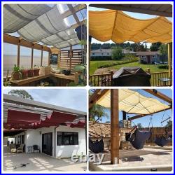Retractable Canopy Cover Awning Shade Wire for Roofing Yard Patio Waterproof