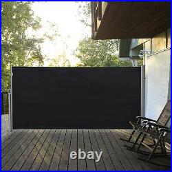 Retractable Deck Side Awning Screen Fence Patio Garden Privacy Divider