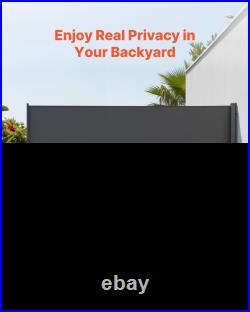 Retractable Side Awning, Outdoor Privacy Screen Room Divider